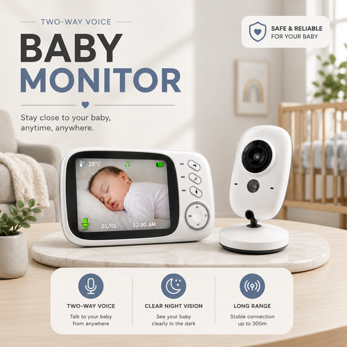 Digital Baby Monitor By HuggingMum
