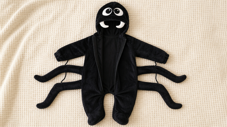 Run the zip all the way down and open the suit out